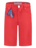 Jacob Cohën logo-patch shorts - Red
