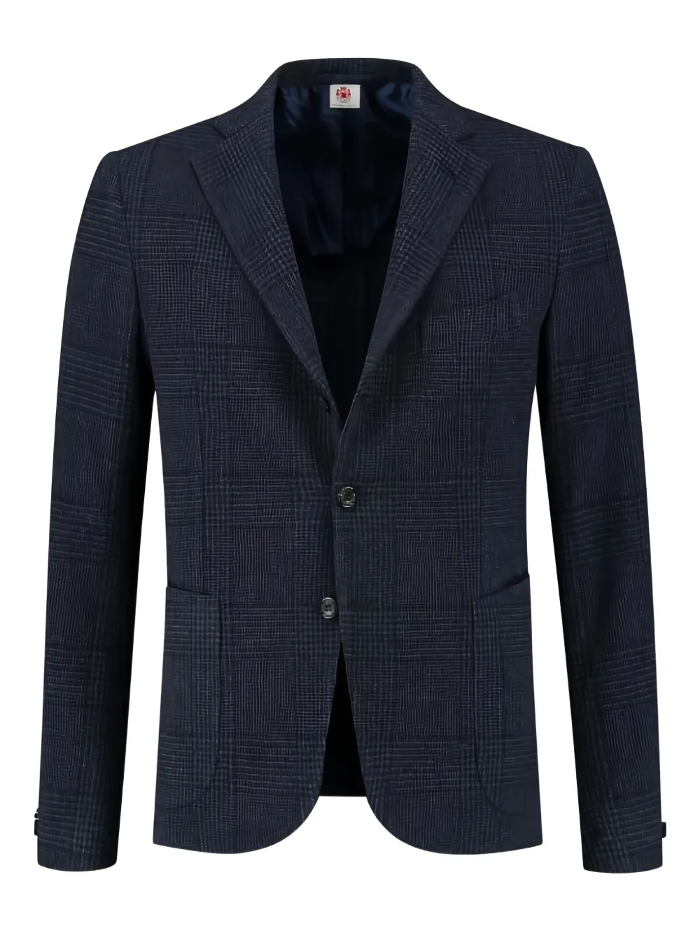 Luigi Borrelli checked blazer | Blue | Image 1