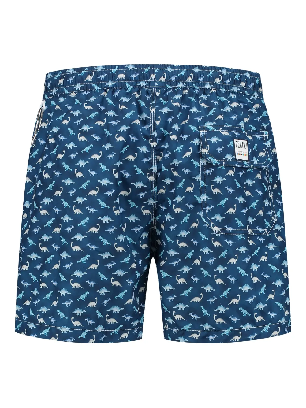 FEDELI Kids Zwembroek met dinosaurusprint Blauw