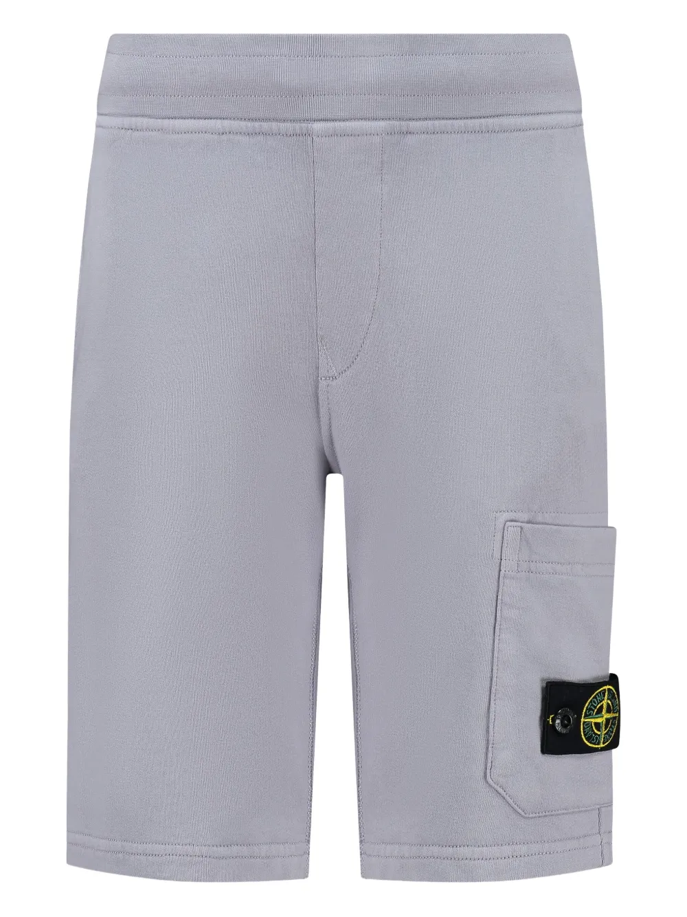 Stone Island Junior Shorts met Compass-logopatch Paars