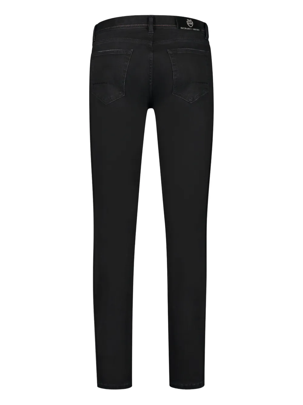 Richard J. Brown logo-patch jeans - Zwart