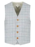Scapa checked waistcoat - Blue