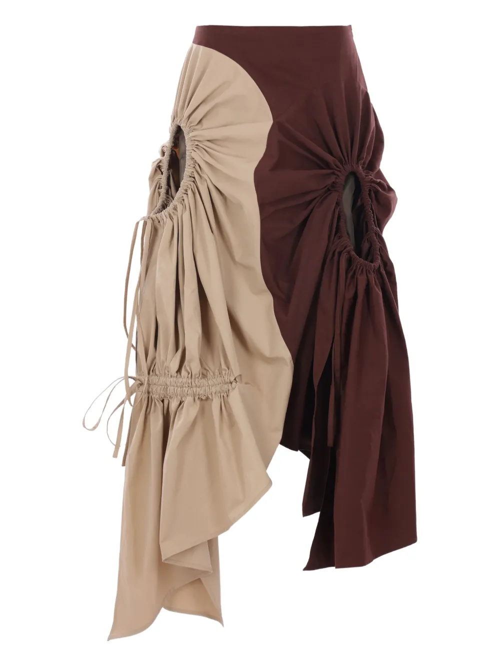 Boya asymmetric skirt