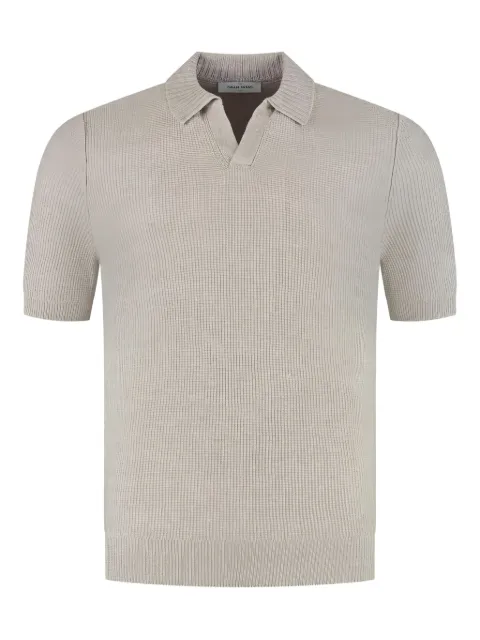 Gran Sasso Geribbeld poloshirt