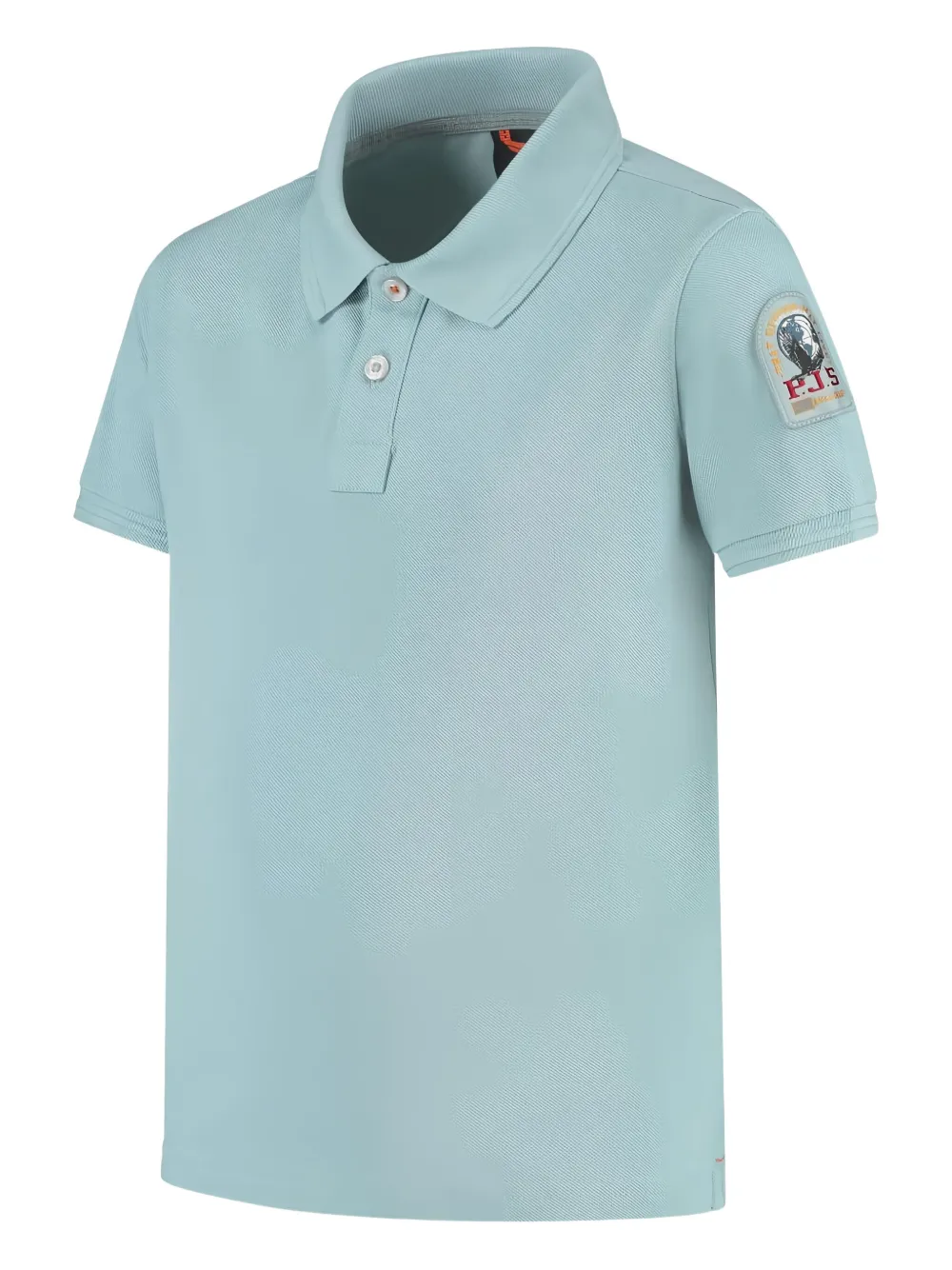 Parajumpers Kids patch logo polo shirt Blauw