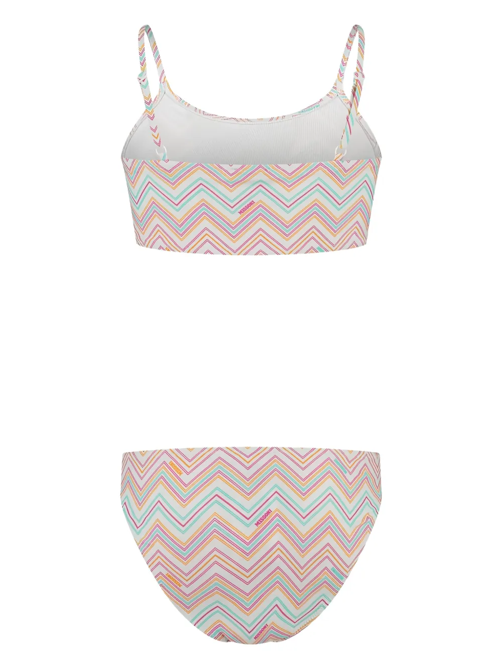 Missoni Kids zigzag-print bikini set | Bikinis & Tankinis | Image 2