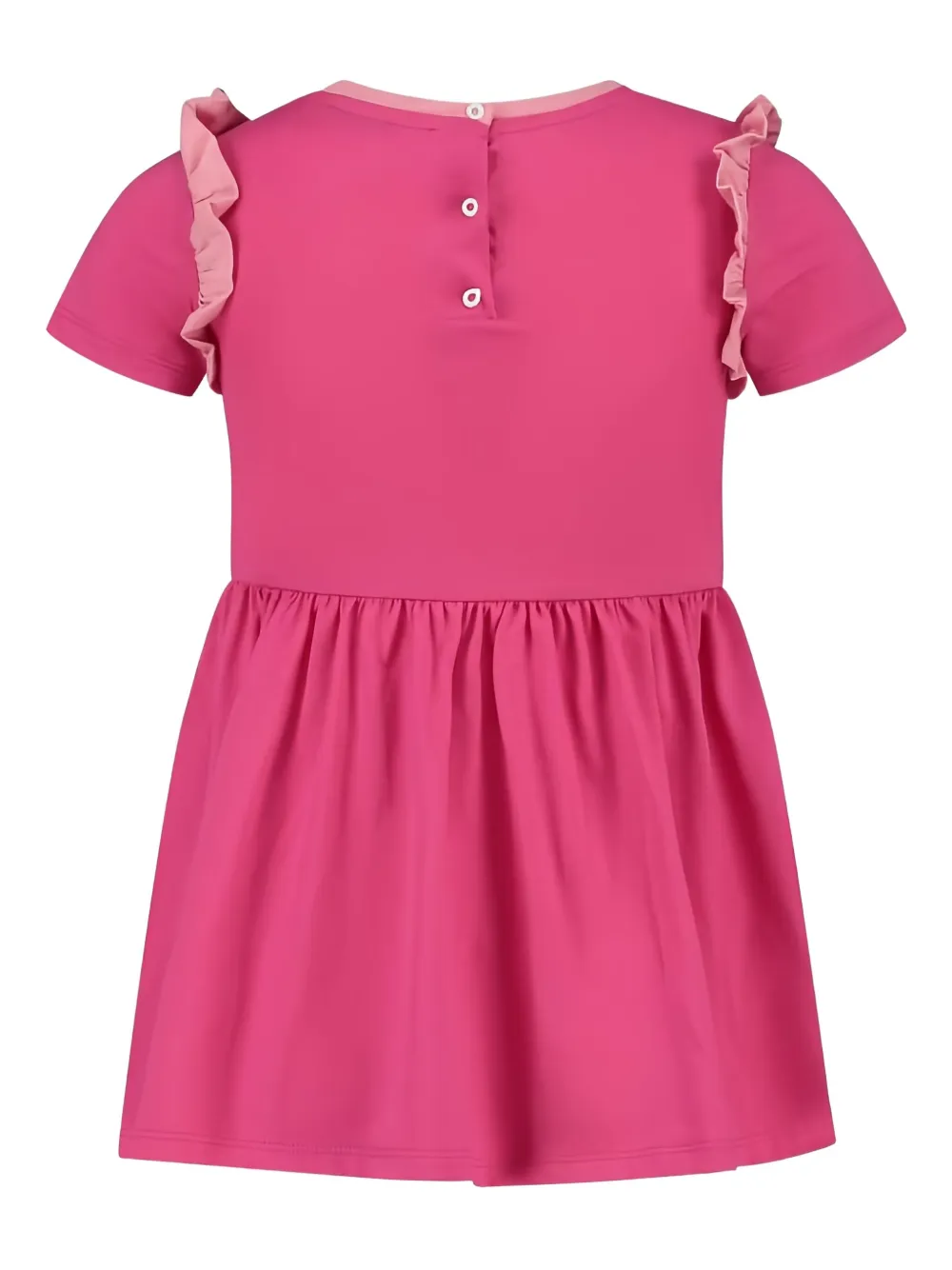 Missoni Kids logo-appliqué dress - Roze