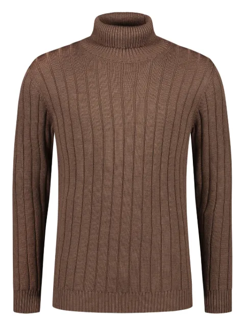 Luigi Borrelli ribbed roll-neck sweater