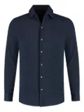 Gran Sasso long-sleeve button-up shirt - Blue