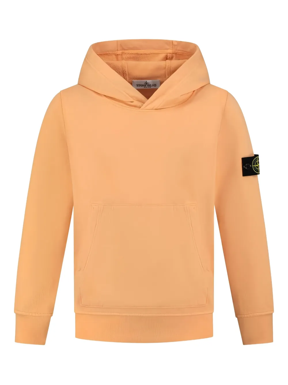 Stone Island Junior Hoodie met patch Oranje