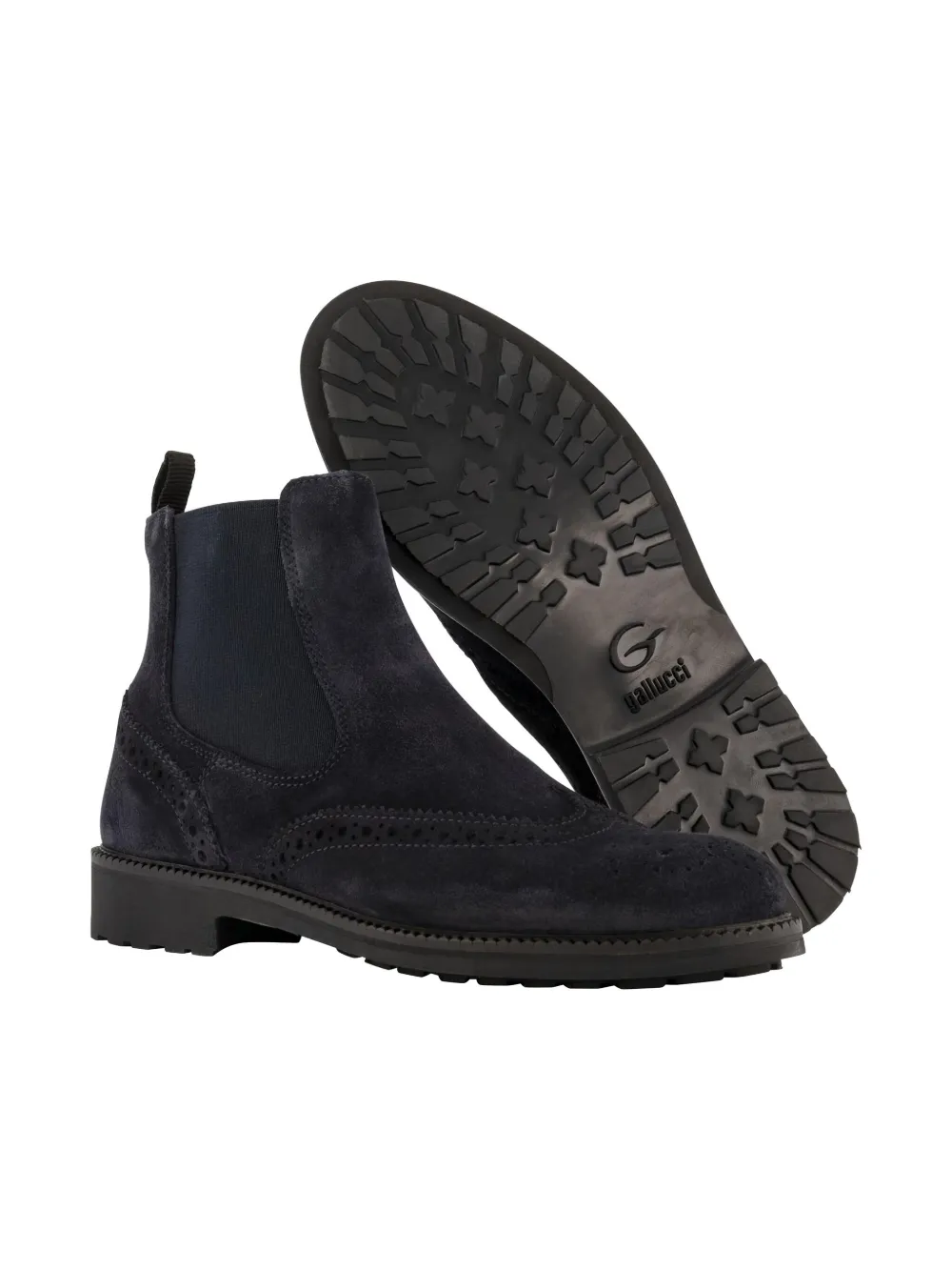 Gallucci Kids suede boots Blue
