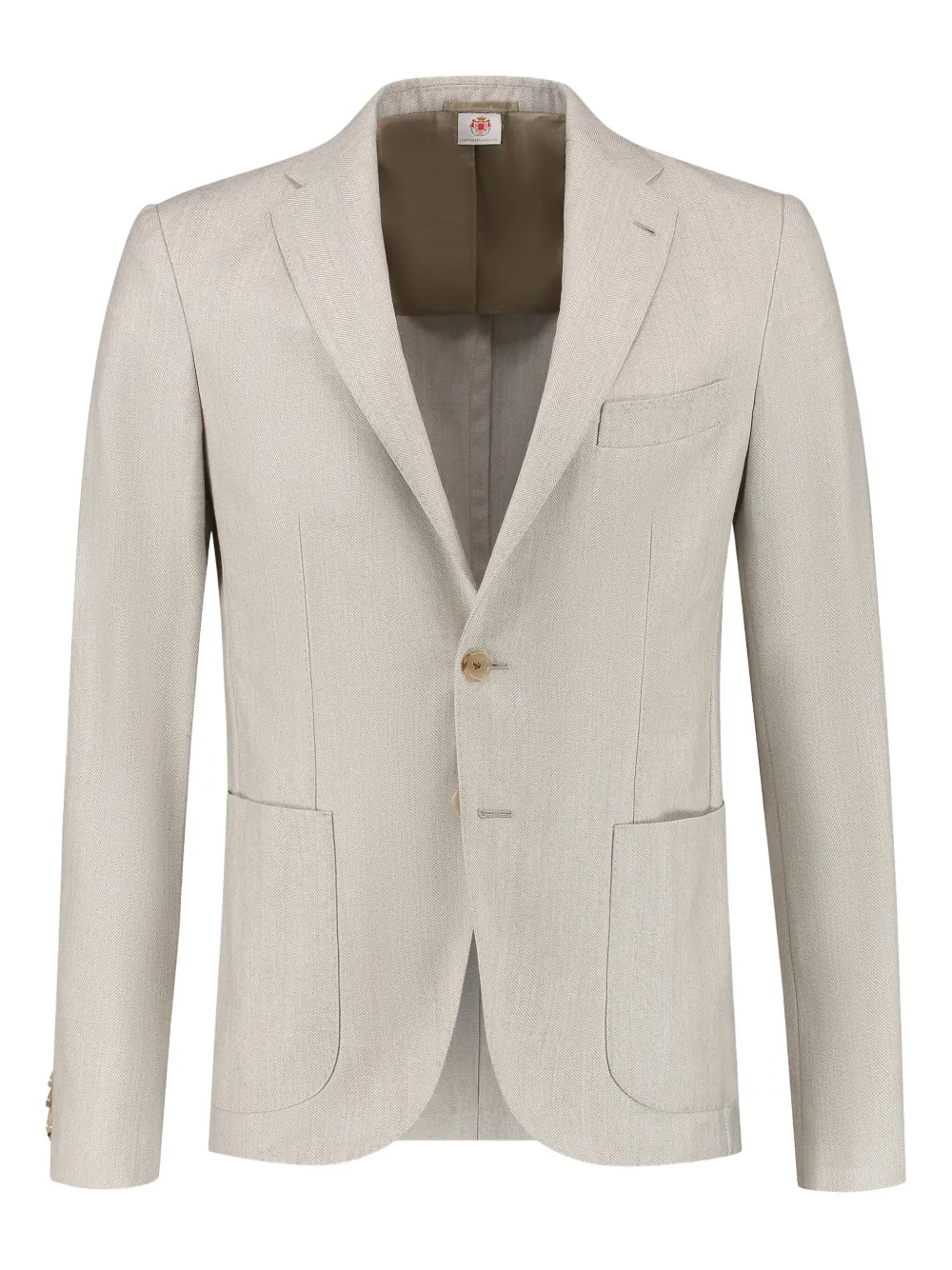 Luigi Borrelli single-breasted blazer | Neutrals | Image 1