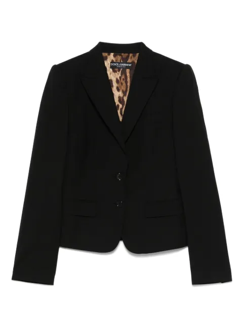 Dolce & Gabbana Pre-Owned 2000s stretch-wool blazer