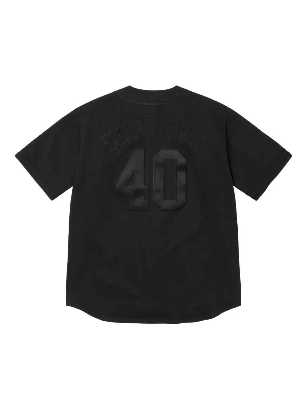 Supreme suéter de béisbol SS25 - Black en colaboración con 40 Acres | Camisas | Image 2