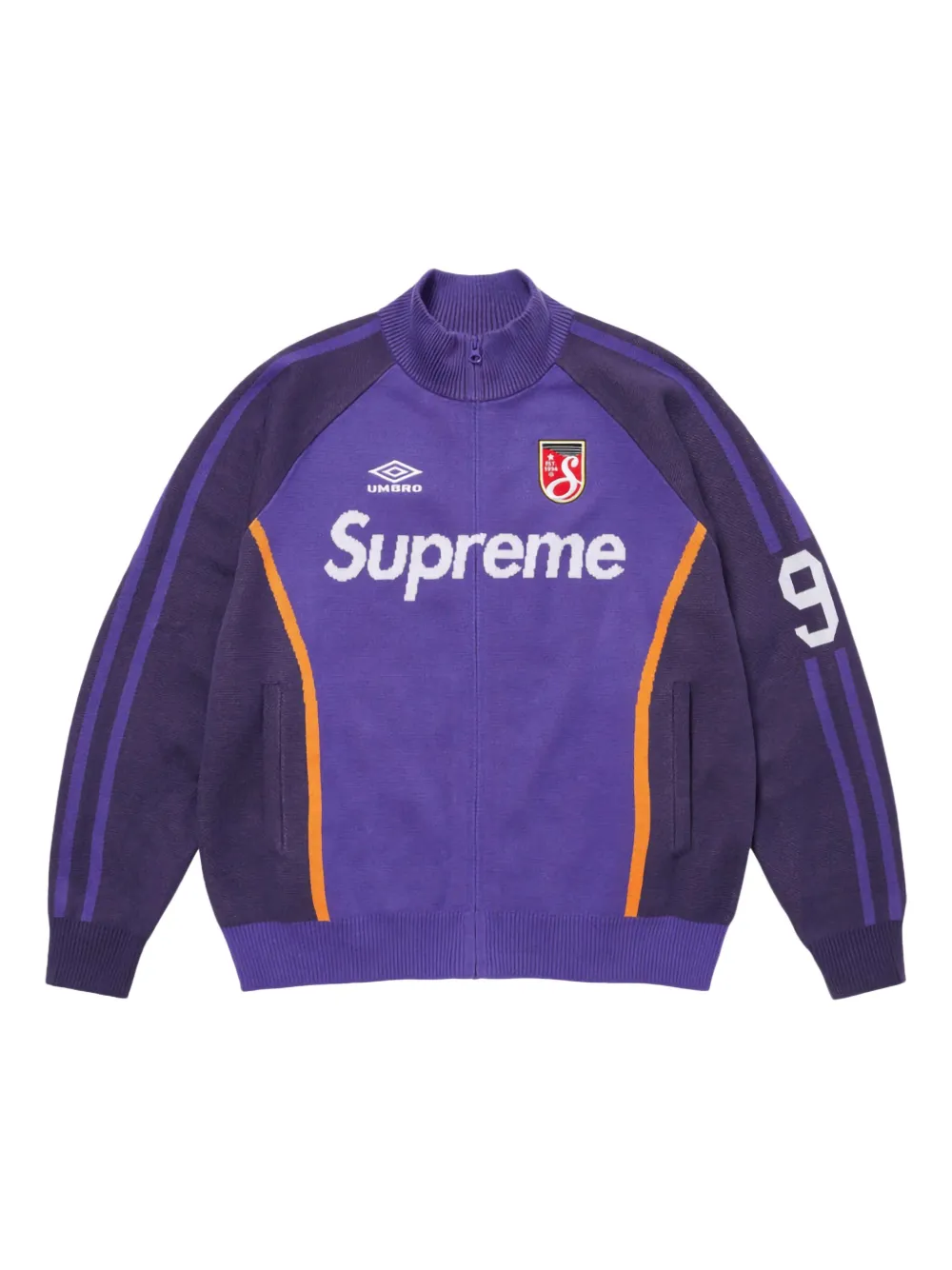 Supreme sudadera con cierre en colaboración con Umbro® | morado | Image 1