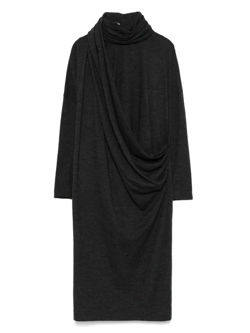 Pre-owned Jean Paul Gaultier 1980s Draped Midi Dress