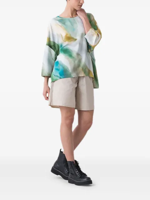 DIMENSIONE DANZA abstract-print top