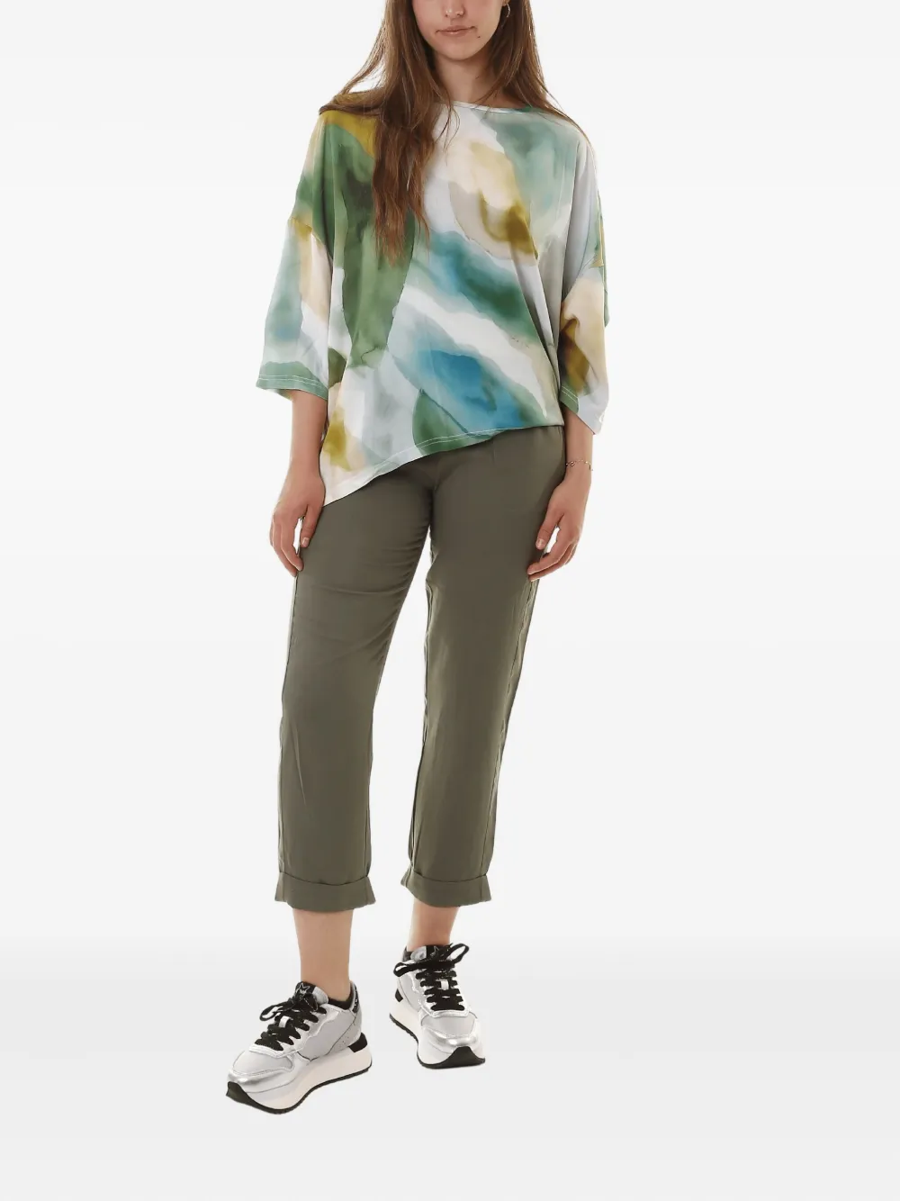 DIMENSIONE DANZA cuffed cropped trousers | Cropped Pants | Image 2