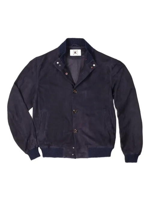 Kired veste en daim - Bleu - Kired - Modalova