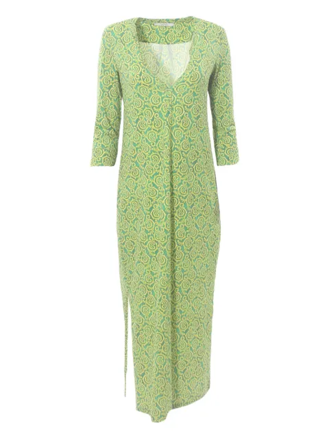 MALIPARMI printed midi dress