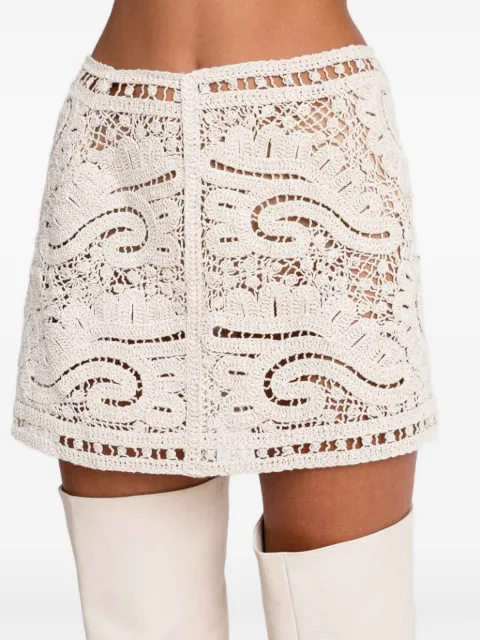 TWINSET falda corta bordada