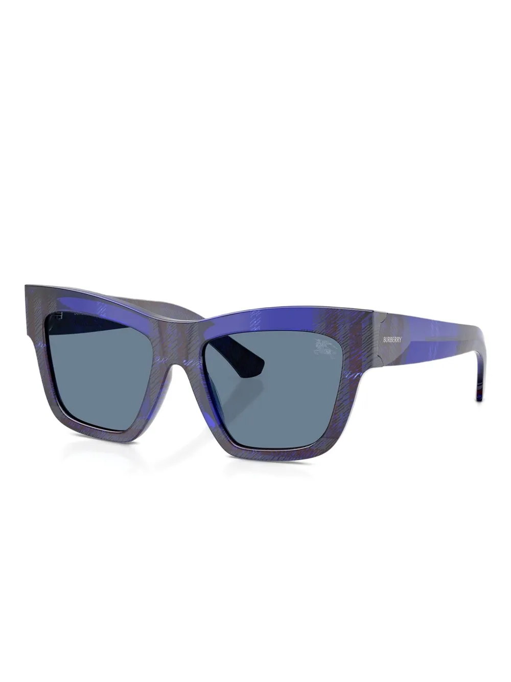 Burberry Eyewear Geruite zonnebril - Blauw