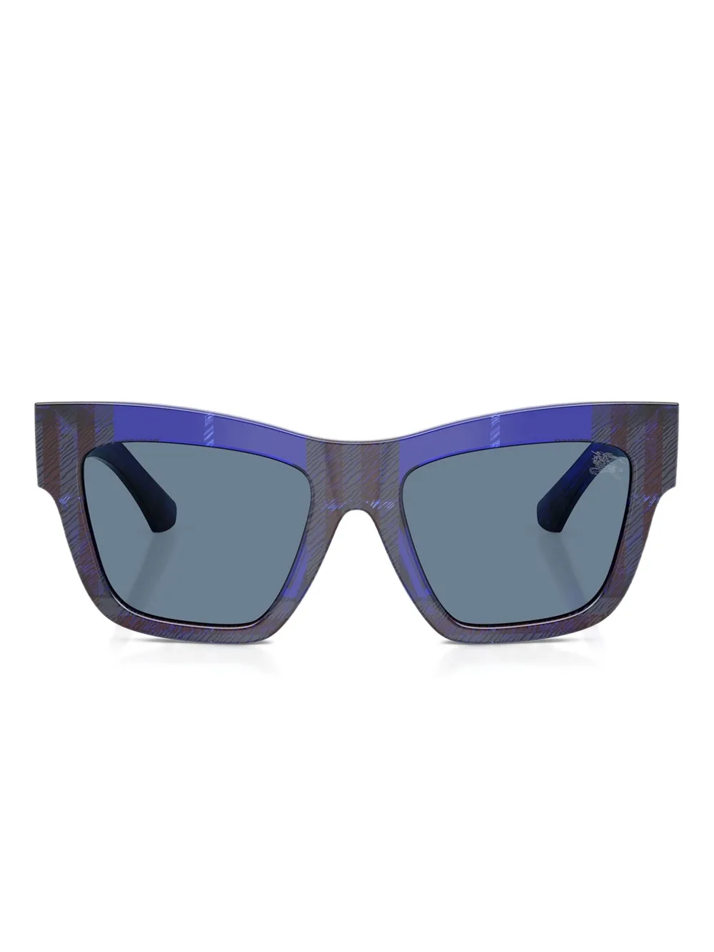 Burberry Eyewear Occhiali da sole a quadri - Blu