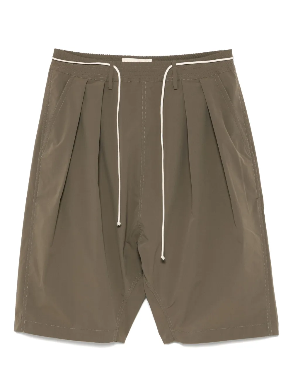 MORDECAI Shorts met trekkoord Groen