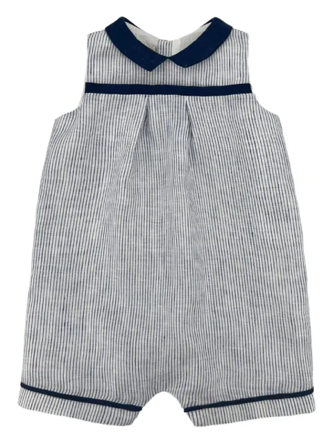 La Stupenderia striped linen romper