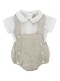 La Stupenderia linen romper - Neutrals