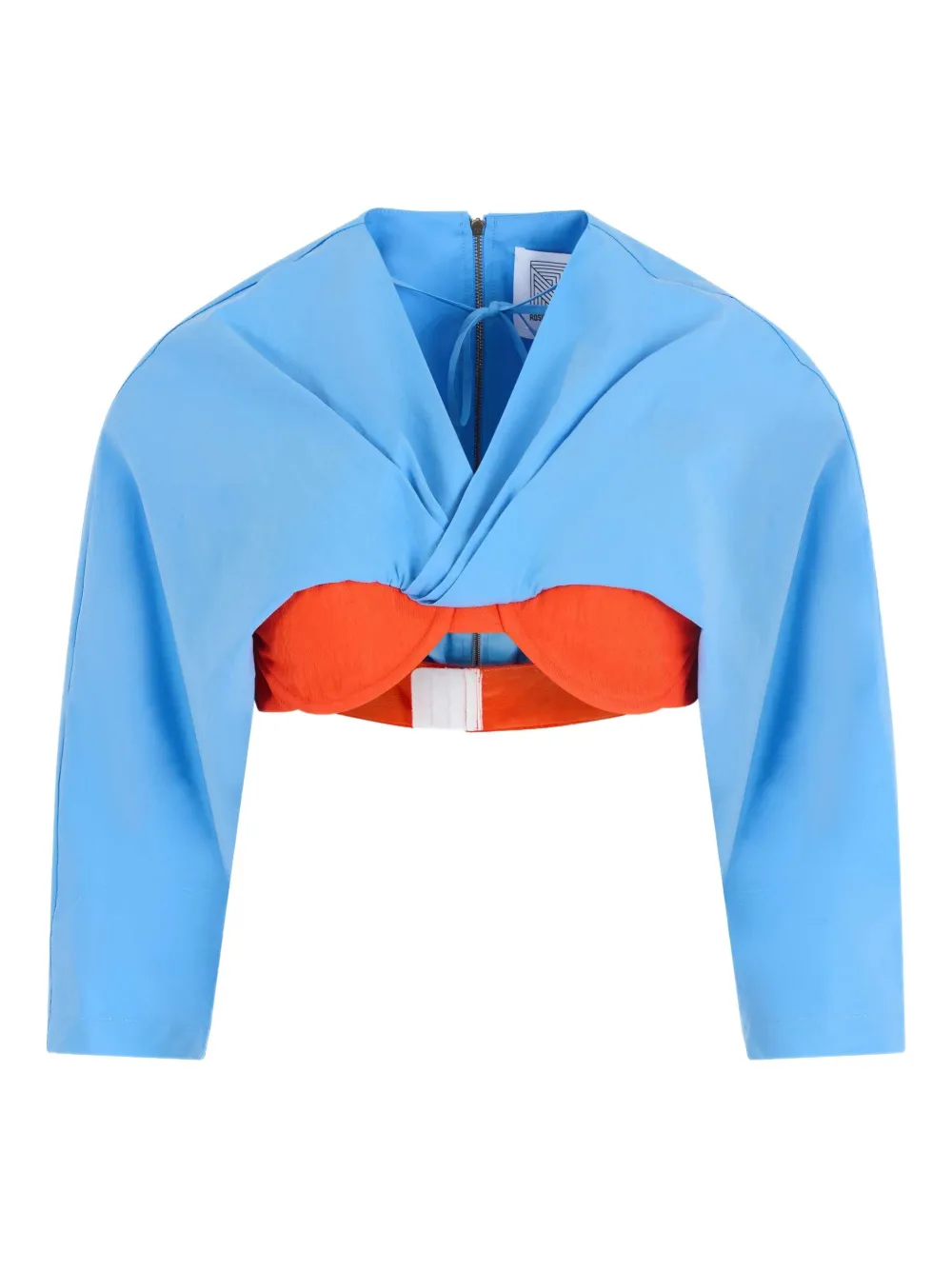 poplin under-bra top