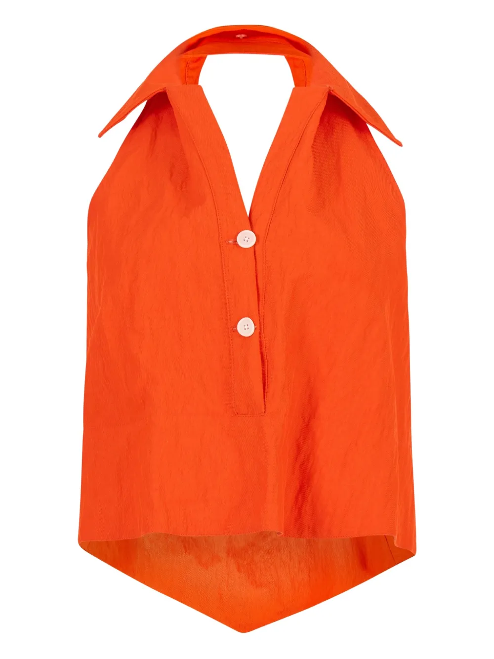 Rosie Assoulin Kerchief Twill Blouse