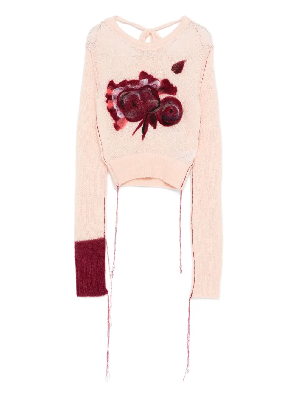ERDEM floral-embroidered sweater | Pink | Image 1