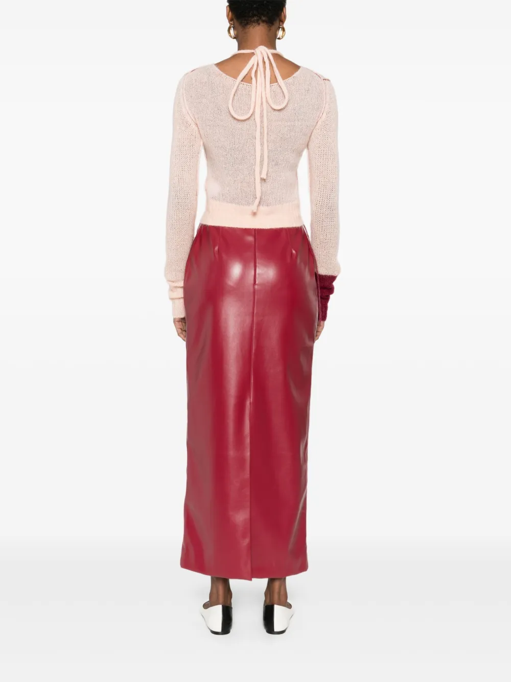 ERDEM Trui met geborduurde bloemen Roze