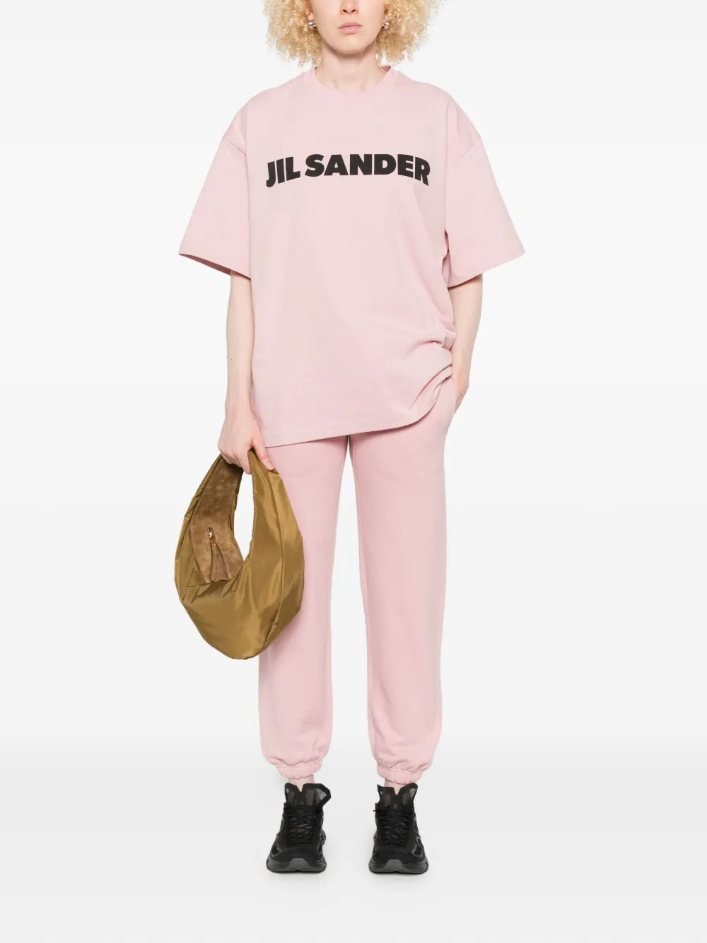 Jil Sander Elastische trainingsbroek - Roze