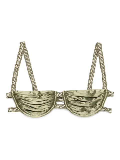 Isa Boulder braided bikini top