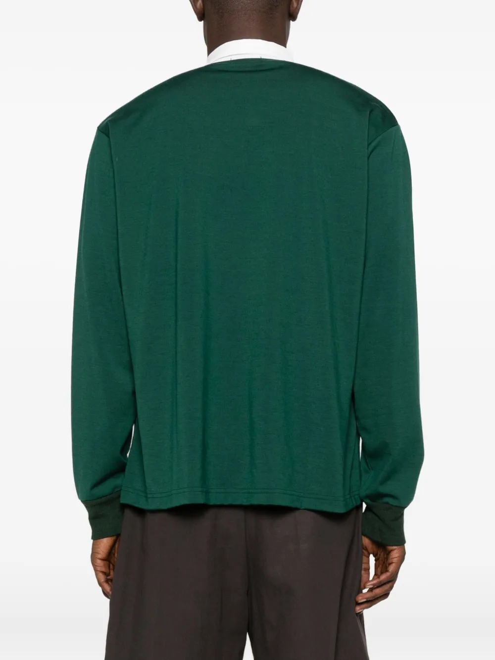 Kolor Poloshirt met lange mouwen Groen