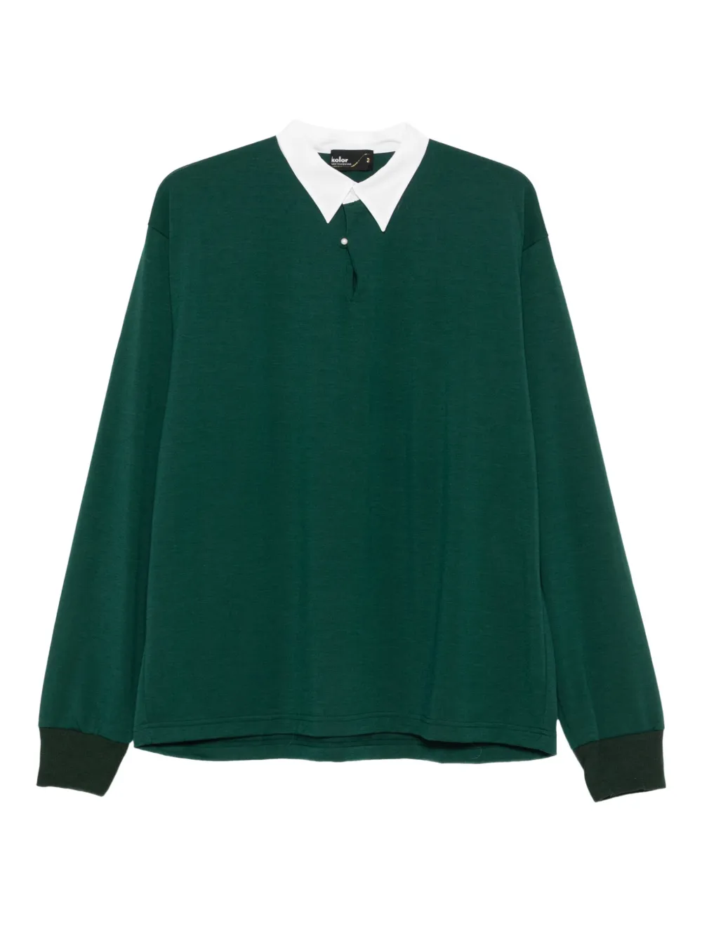 Kolor Langärmeliges Poloshirt | Grün | Image 1