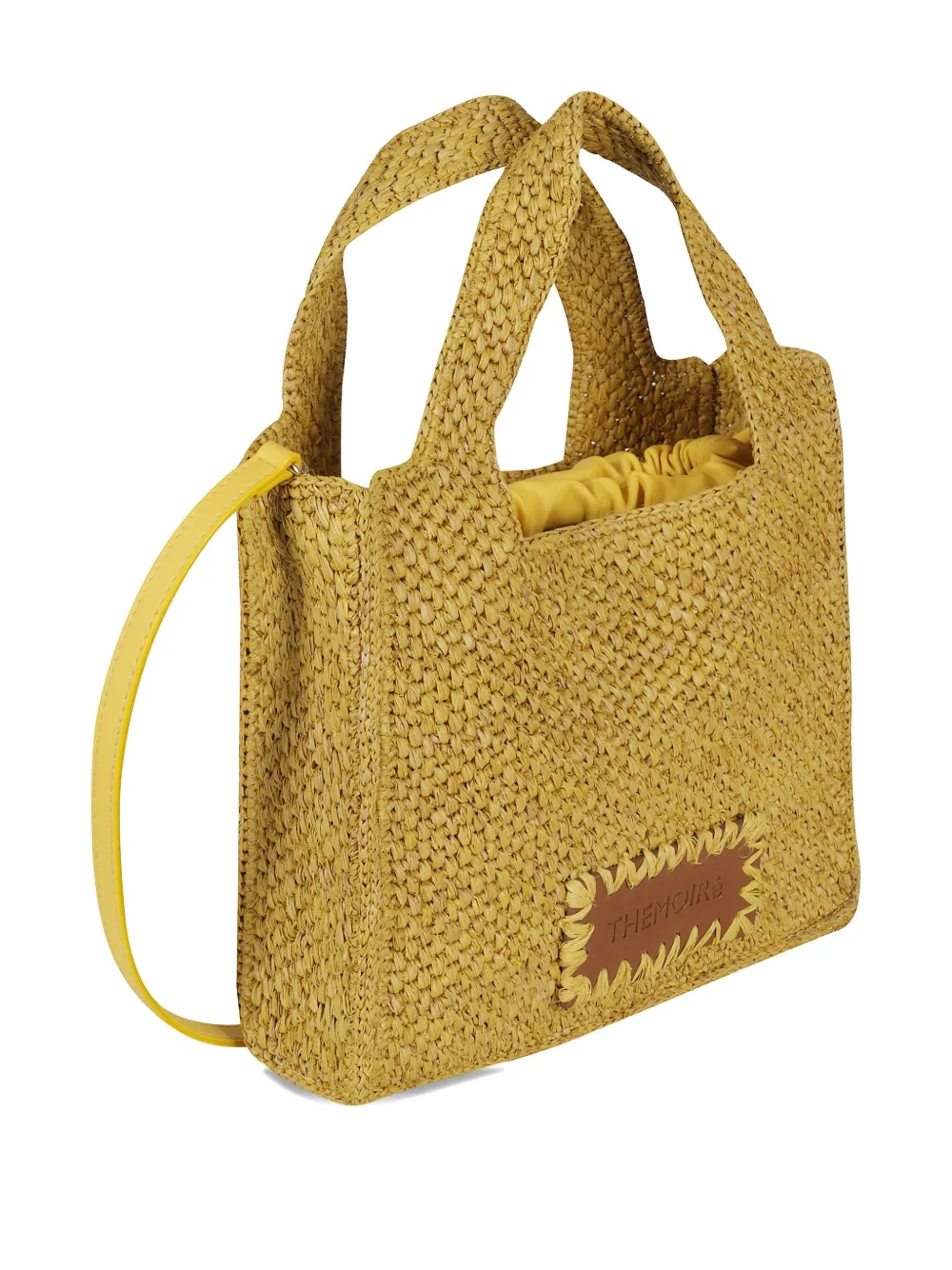 Themoirè Morea shopper Geel