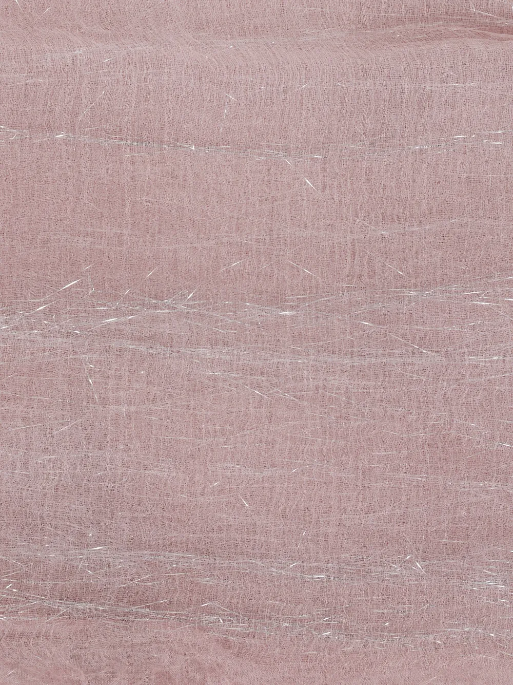 Faliero Sarti lurex-detail scarf - Roze