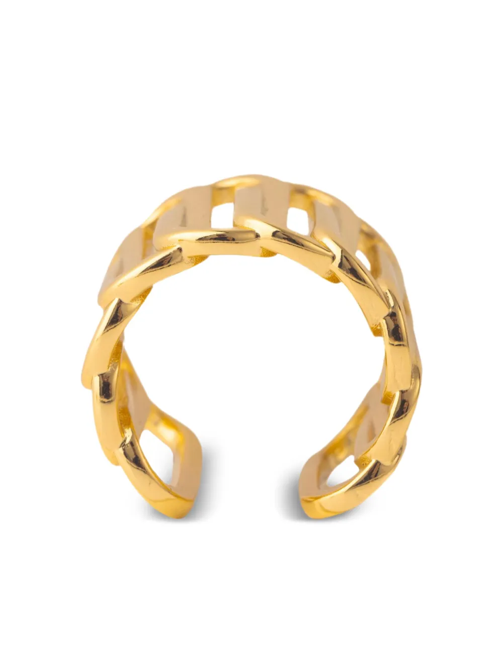 Federica Tosi Square Gold Ring - Goud