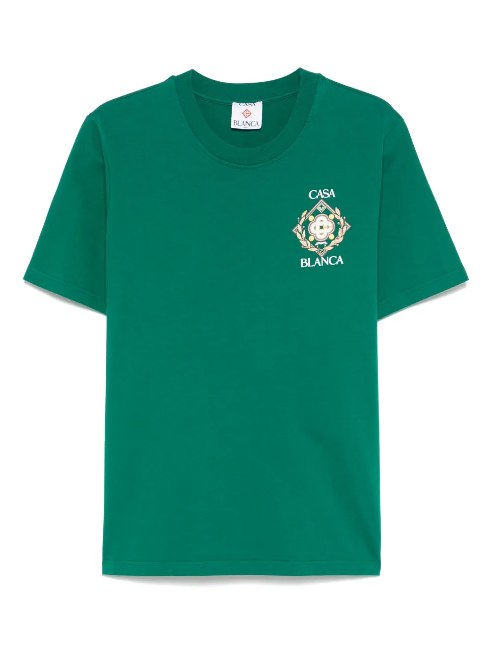 Casablanca Championship Diamond T-shirt - グリーン Casablanca Championship Diamond T-shirt - グリーン