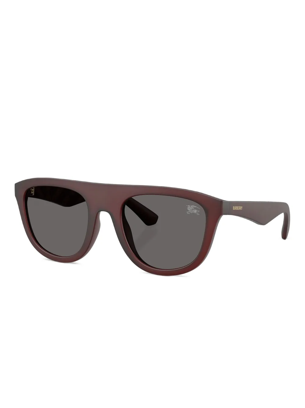 Burberry Eyewear Zonnebril met rechthoekig montuur Rood