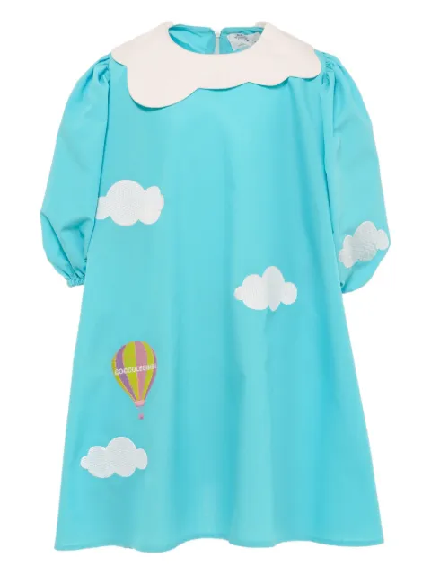 Pangolini Kids vestido en mezcla de algodón
