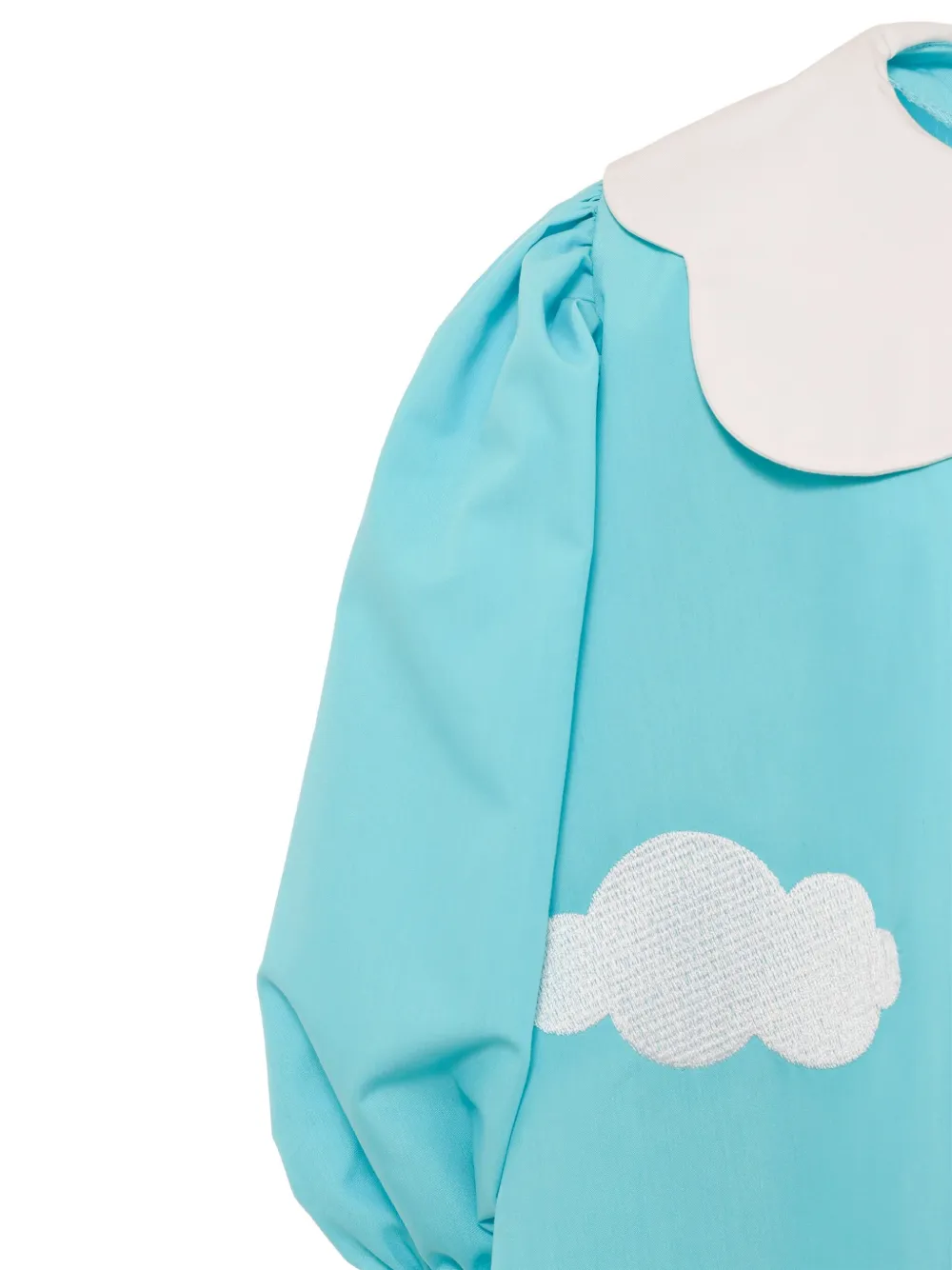 Pangolini Kids Jurk van katoenblend Blauw