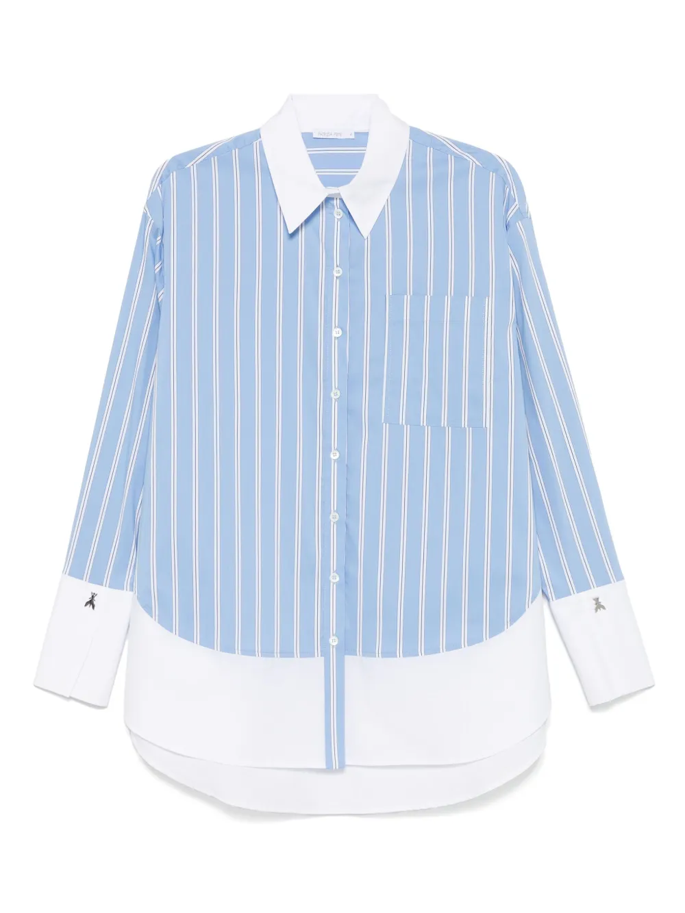 Patrizia Pepe Katoenen blouse Blauw