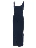 Patrizia Pepe jersey midi dress - Blue
