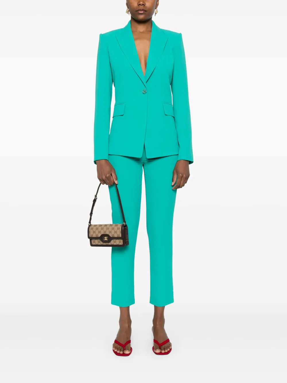 PATRIZIA PEPE SINGLE-BREASTED BLAZER 