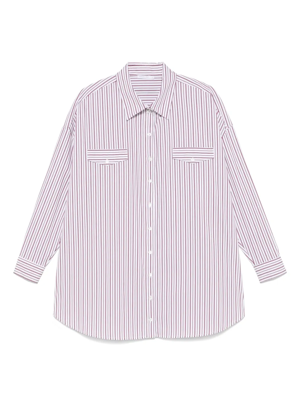 PATRIZIA PEPE OVERSIZED COTTON SHIRT DRESS