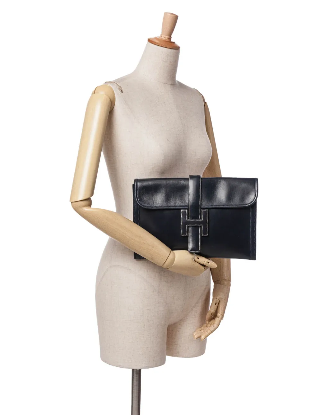 Hermès Pre-Owned 1978 Box Calf Jige 29 clutch bag | Pre-Owned | Image 2